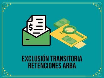 Exclusión transitoria retenciones ARBA
