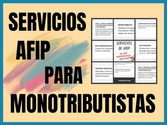 10 servicios AFIP para monotributistas
