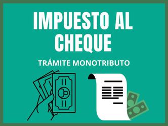 Impuesto al cheque: Exención para monotributistas