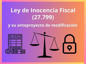 Inocencia Fiscal y su reforma